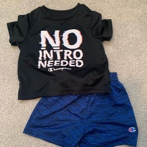 Champion short sleeve set